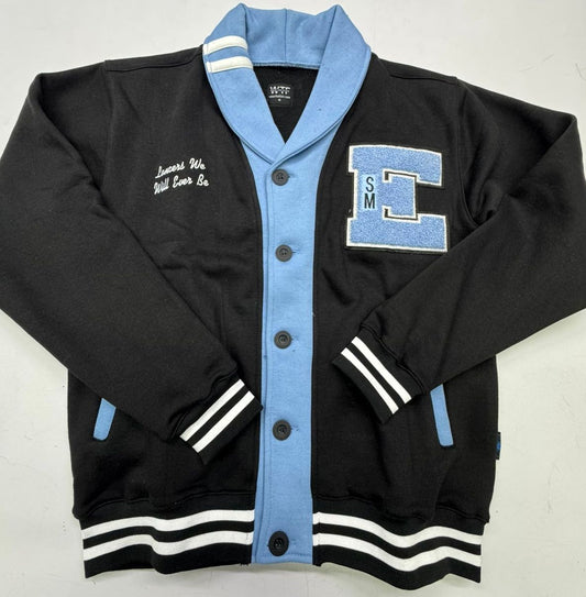 SHAWNEE MISSION EAST LANCERS FLEECE CARDIGAN